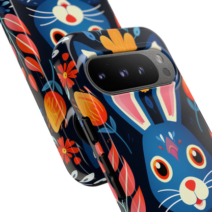 Bunny Jumps Joyfully - Google Pixel Case