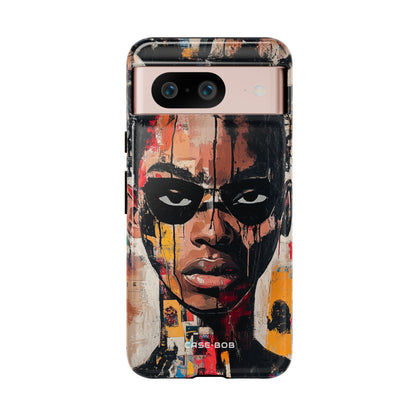 Masked Portrait Drips Google Pixel 8 Case - Tough