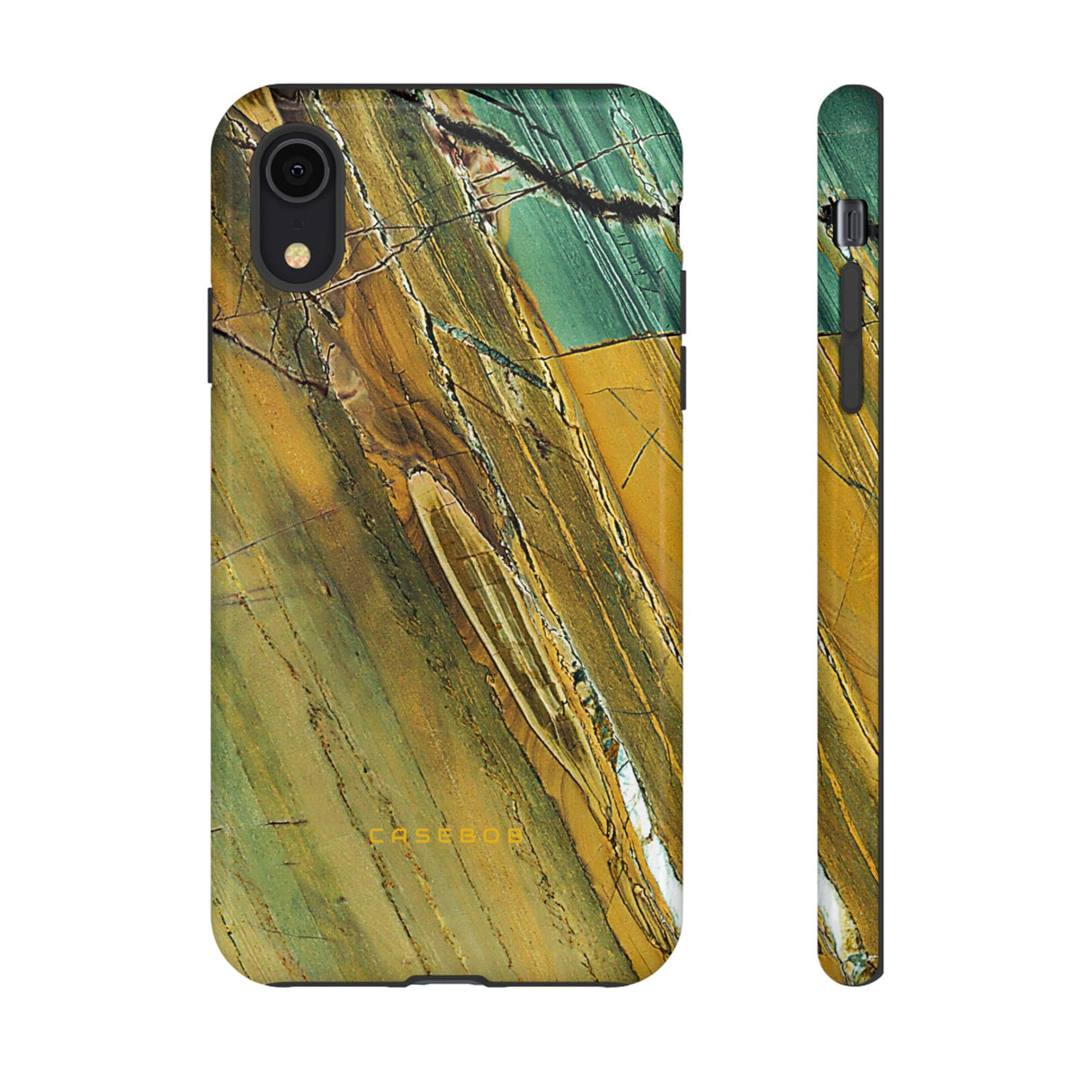 Cracked Yellow - Protective Phone Case