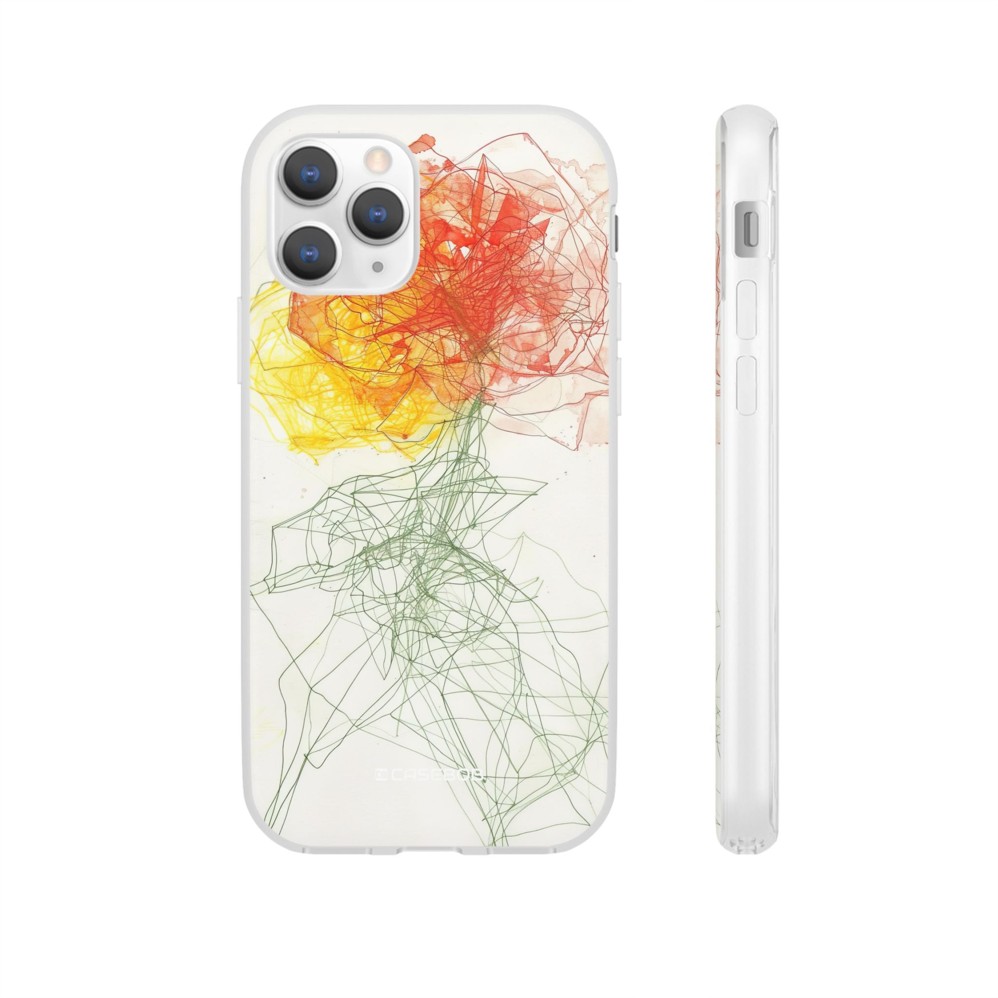 Fiery Blossom | Flexible Phone Case for iPhone