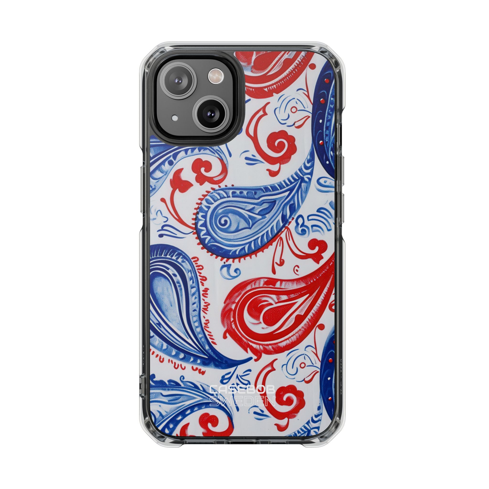 Vibrant Paisley Swirls iPhone 14 - Impact Clear+