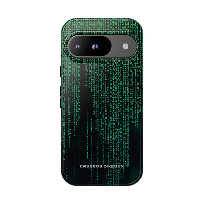 Cyber Green Cascade Google Pixel 9 - Tough Phone Case