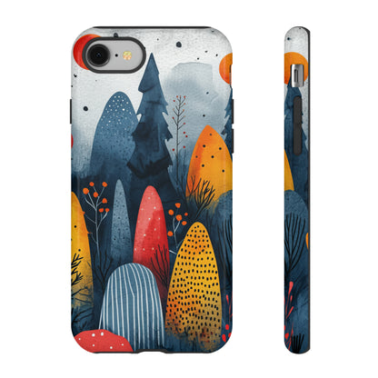 Scandinavian Forest Elegance - Protective Phone Case