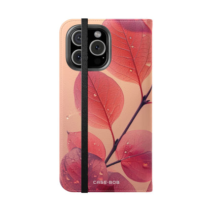 Häivytetyt lehdet - iPhone 16 Max -kotelo - lompakko