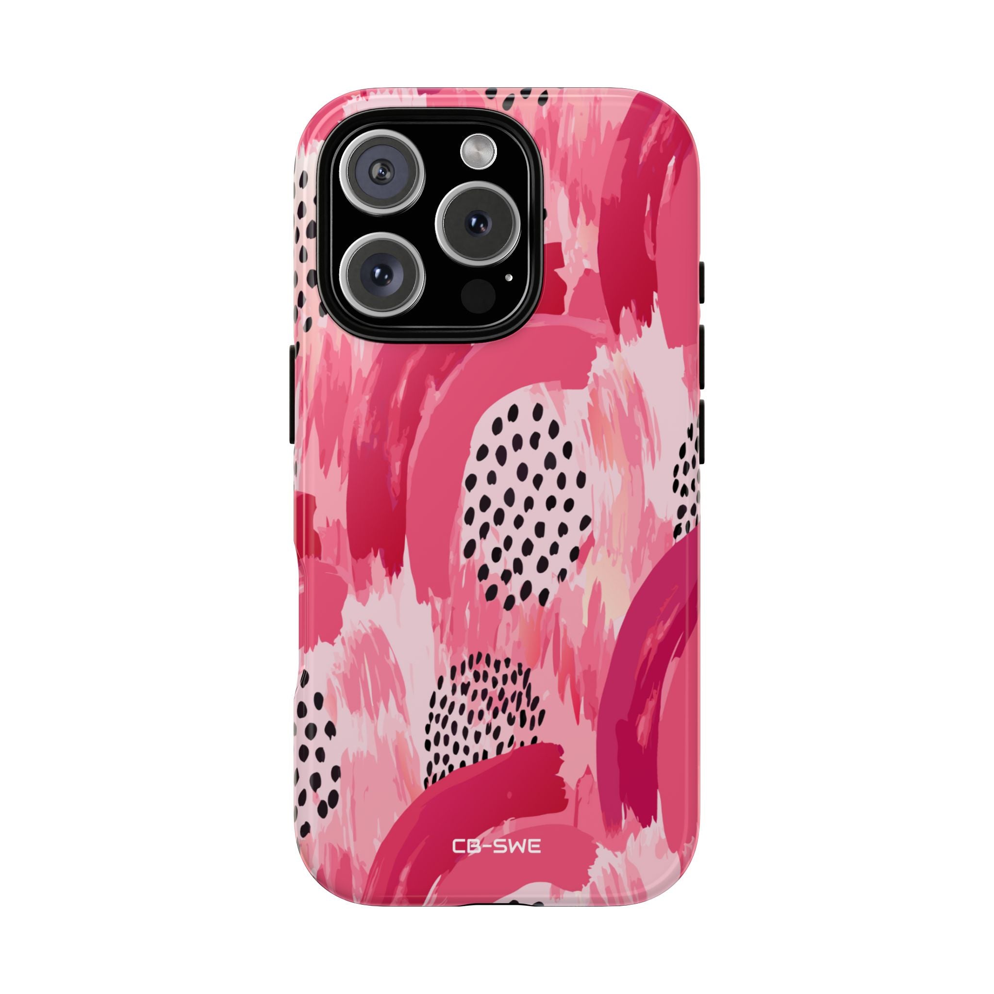 Vibrant Brushwork Dance - iPhone Case