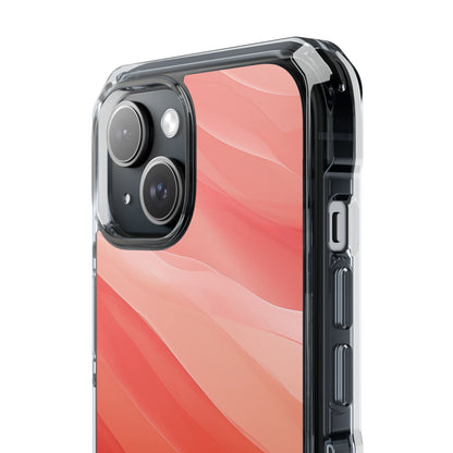 Flowing Bands Pink iPhone 15 Case - Impact