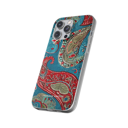 Vintage Paisley Elegance iPhone 14 - Flexi Phone Case