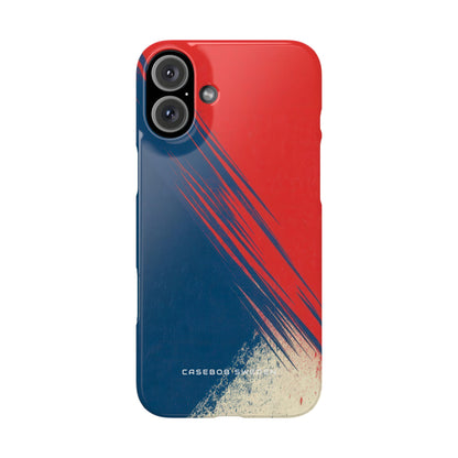 Vintage Brushstroke Harmony iPhone 16 - Slim Phone Case