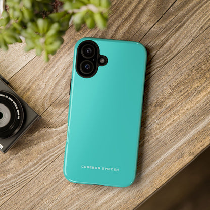 Medium Turquoise iPhone 16 - Tough Phone Case