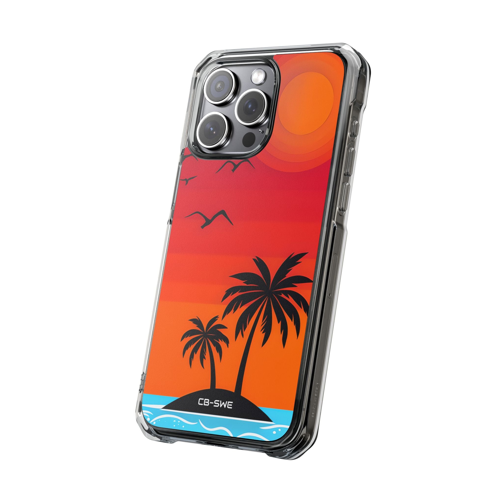 Summer Sunset Silhouettes iPhone Case - Impact