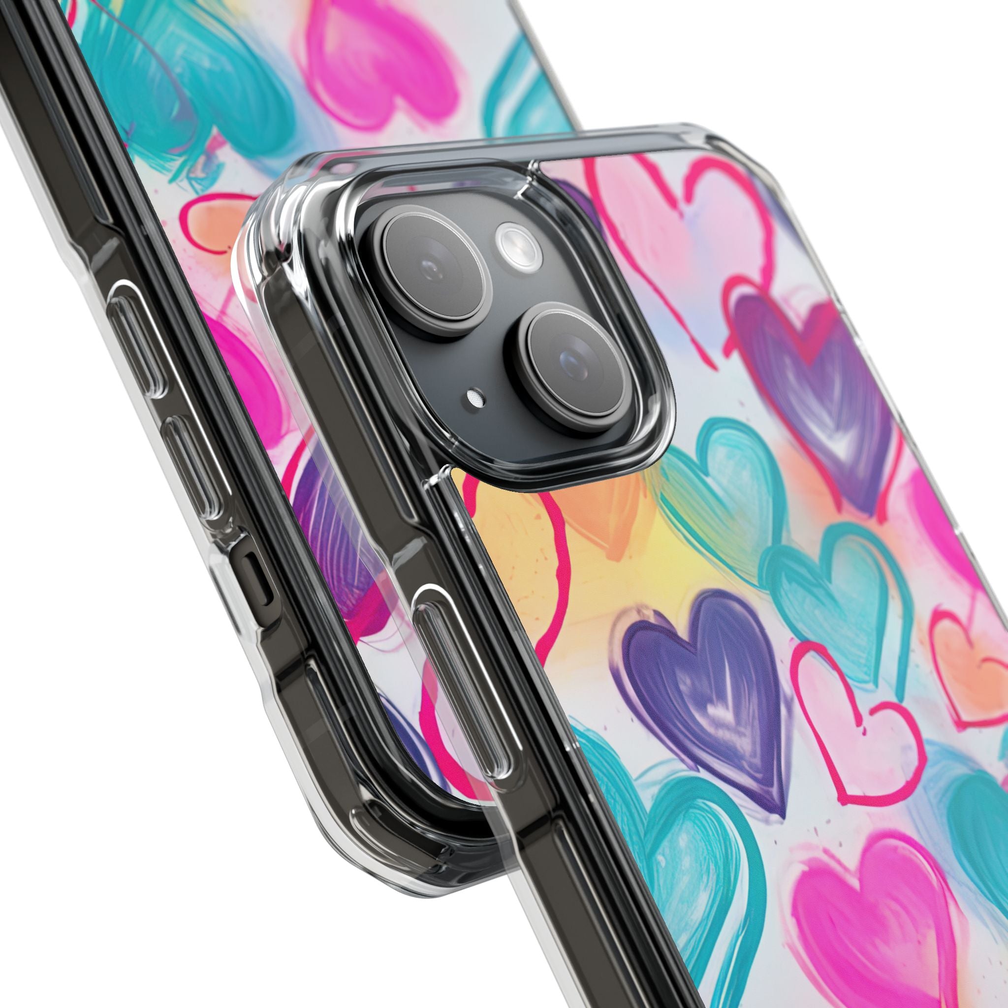 Hearts Dance Playfully iPhone Case - Impact