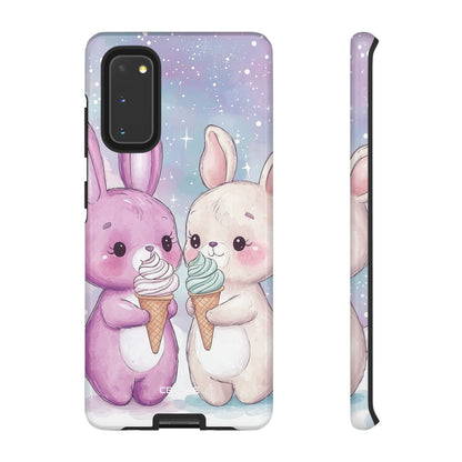 Rabbits Enjoy Ice Cream - Samsung Case