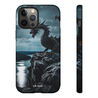 Dragon Soars Moonlight - iPhone Case