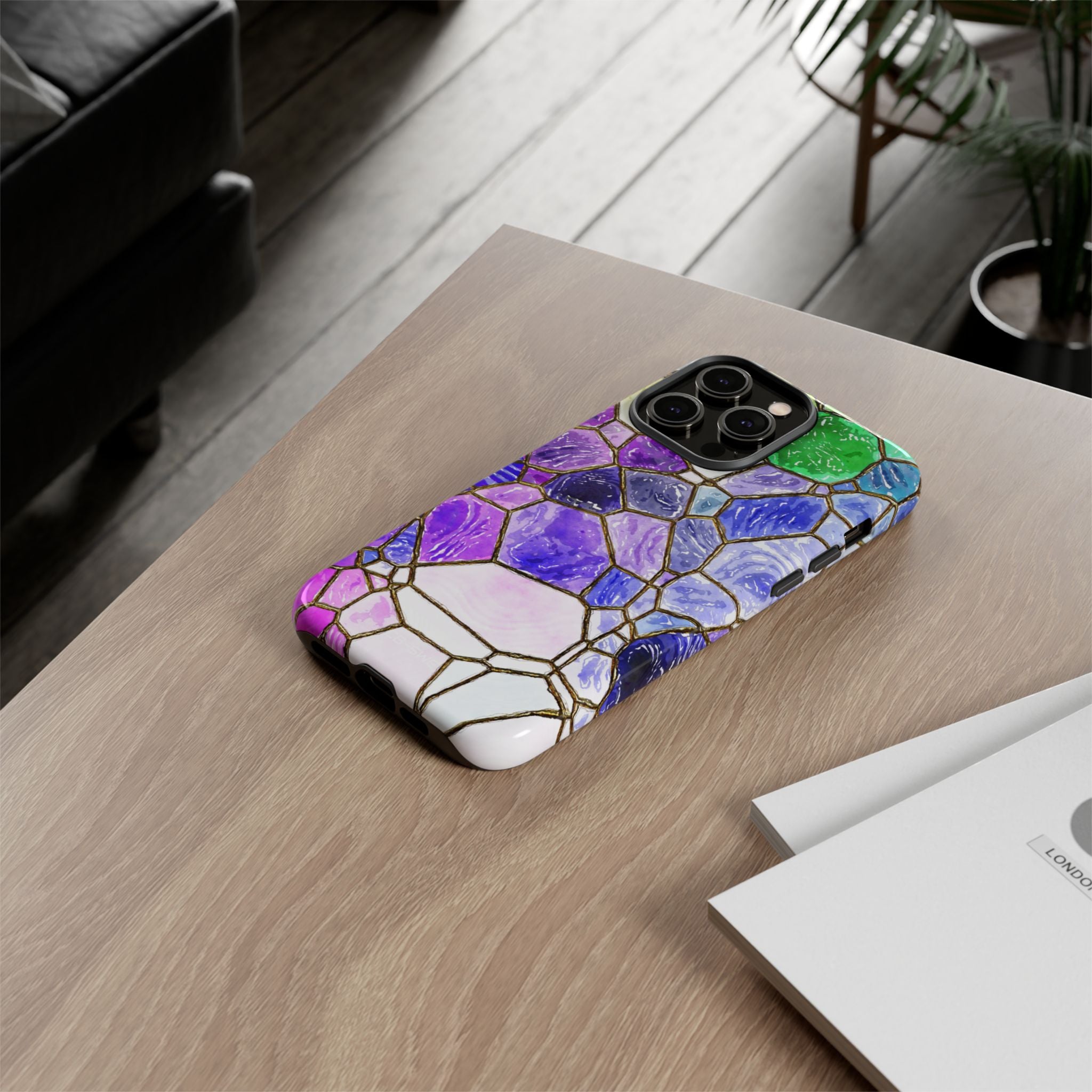 Colorful Glass Mosaic - iPhone Case