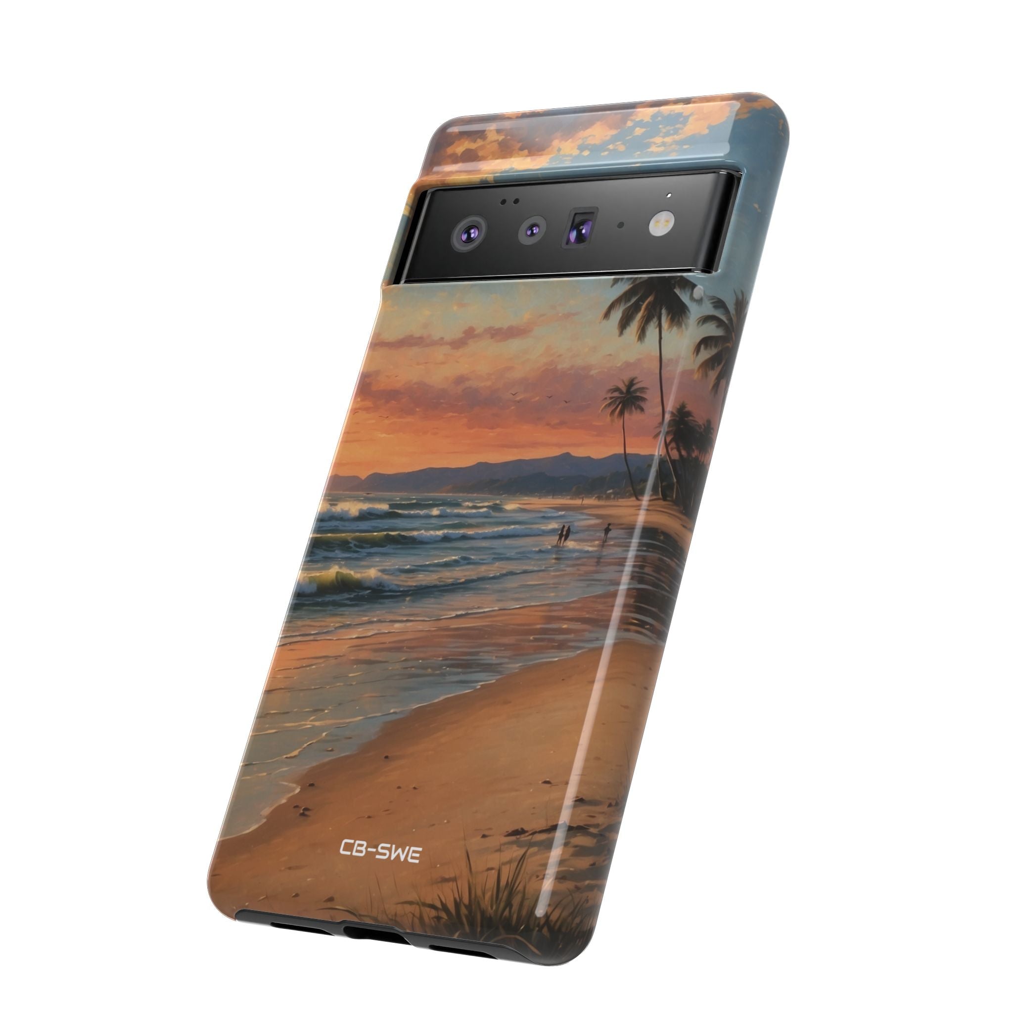 Golden Waves Embrace - Google Pixel Case