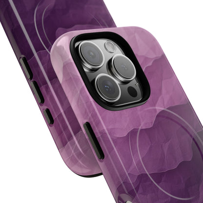 Purple Wave Layers iPhone 16 Pro Case - Tough+