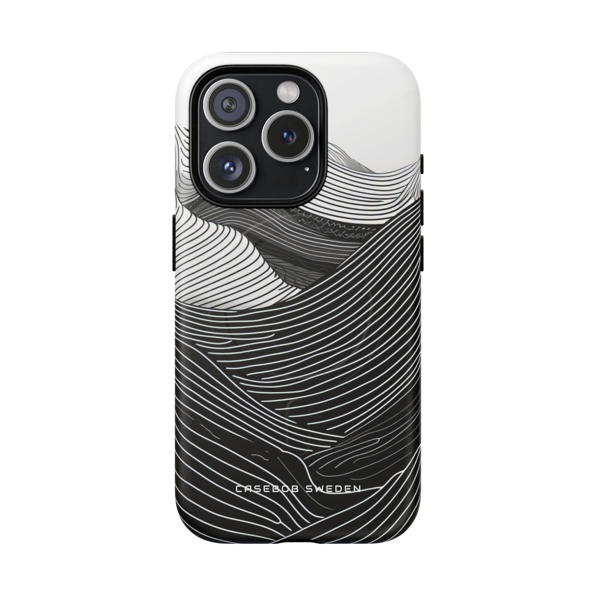 Undulating Horizon Waves iPhone 15 | Tough+ Phone Case