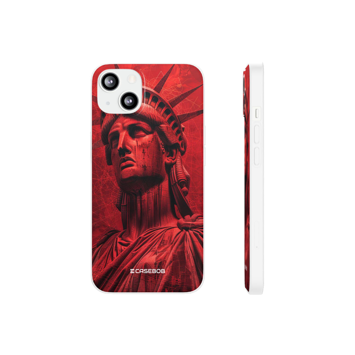 Red Liberty Revolution | Flexible Phone Case for iPhone