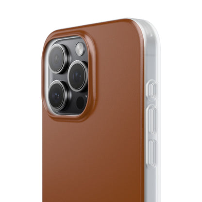 Saddle Brown iPhone 15 - Flexi Phone Case