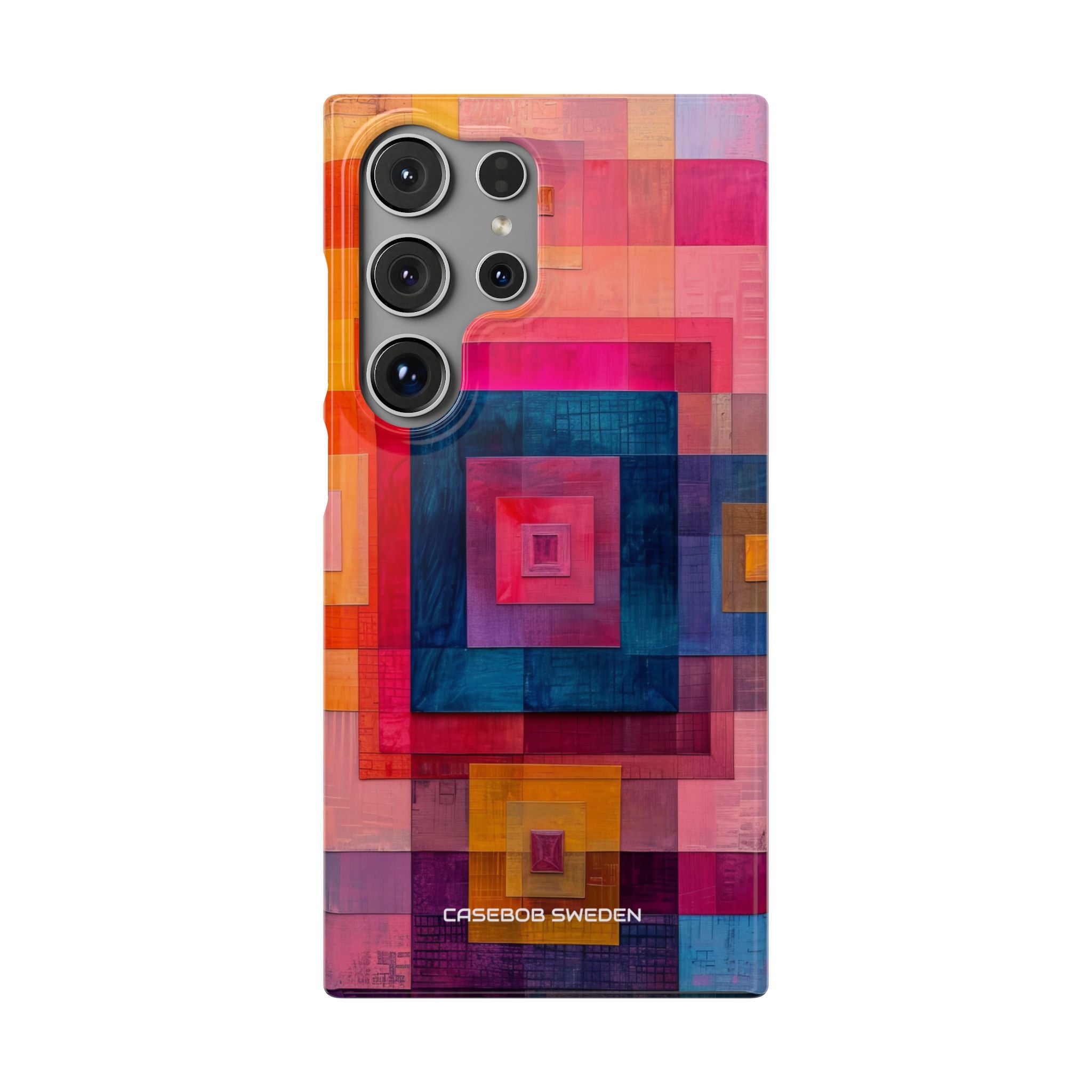 Vibrant Geometry - Slim Samsung S24 Phone Case