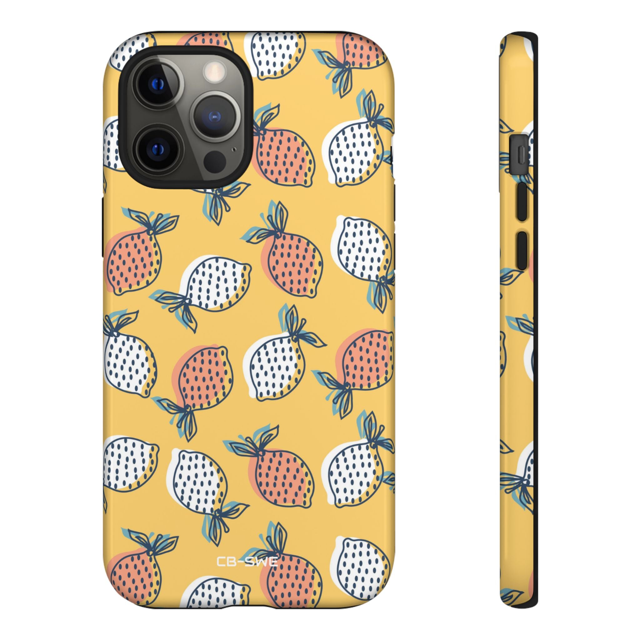 Lemons Dance Playfully - iPhone Case