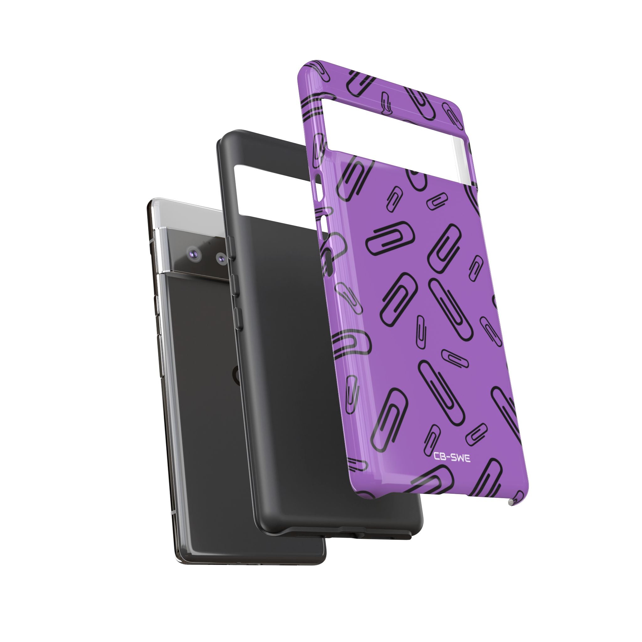 Paperclips Dance Playfully - Google Pixel Case