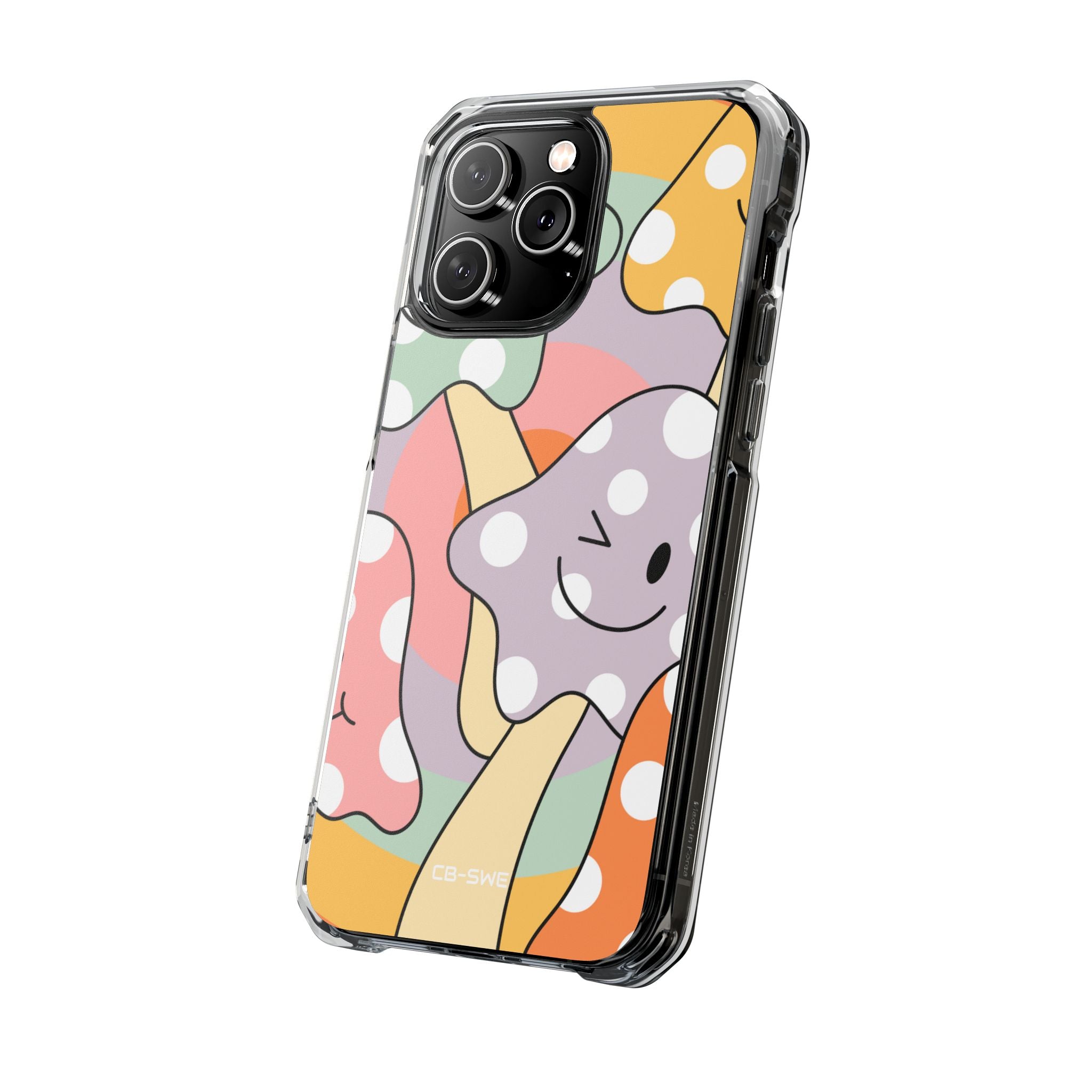 Playful Mushroom Friends iPhone Case - Impact