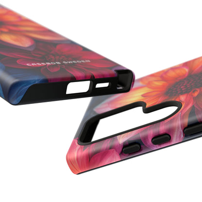 Fiery Bloom Harmony Samsung S24 - Tough Phone Case