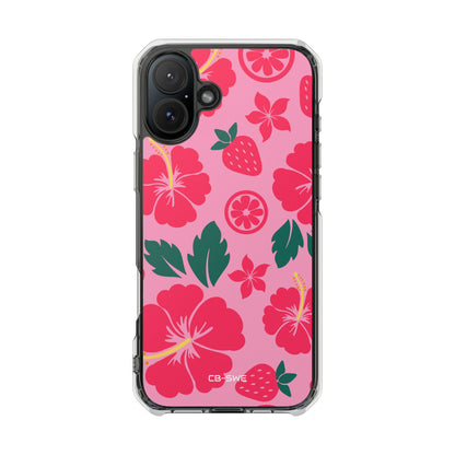Tropical Hibiscus Harmony iPhone Case - Impact