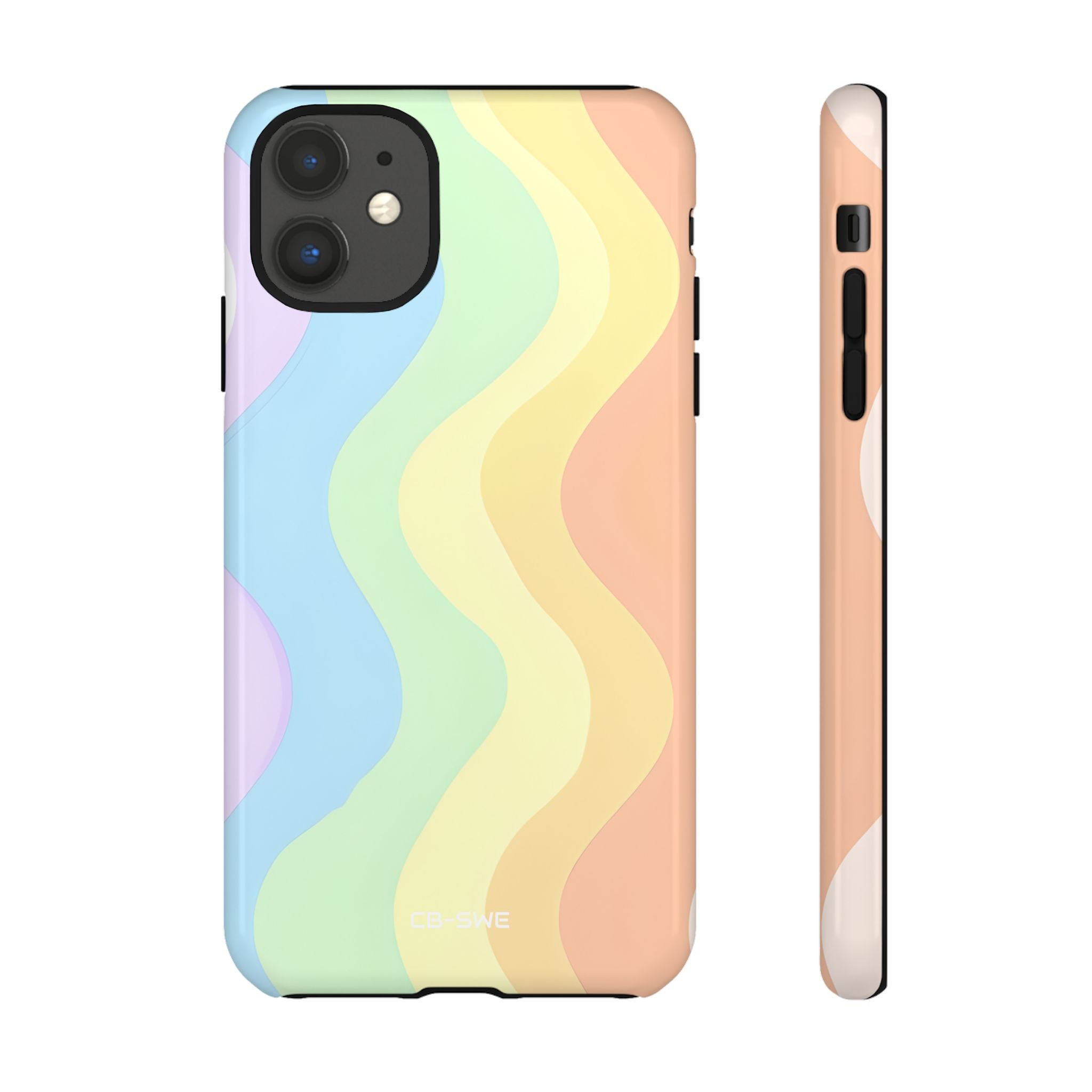 Pastel Waves Flow - iPhone Case