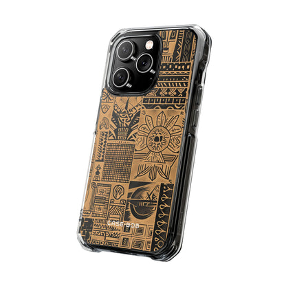 Tribal Faces iPhone 14 Pro Case - Impact