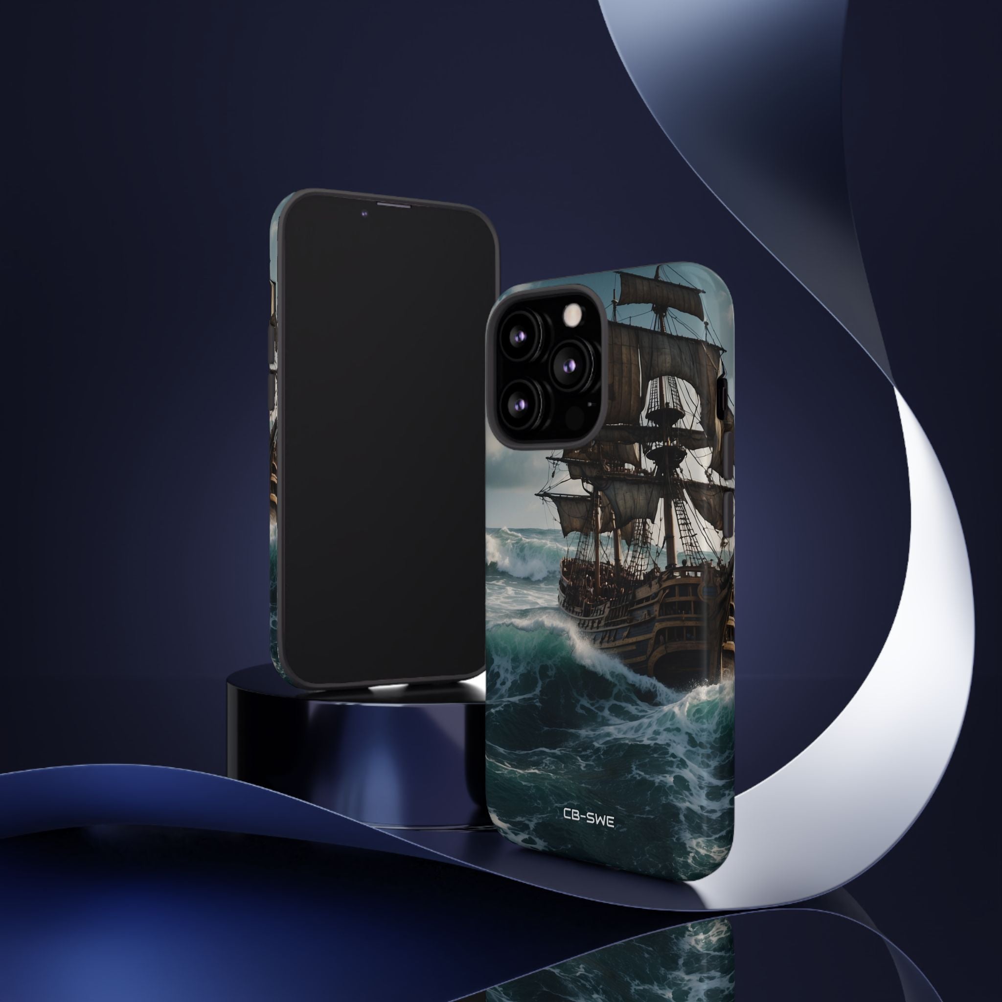 Ship Faces Waves - iPhone Case