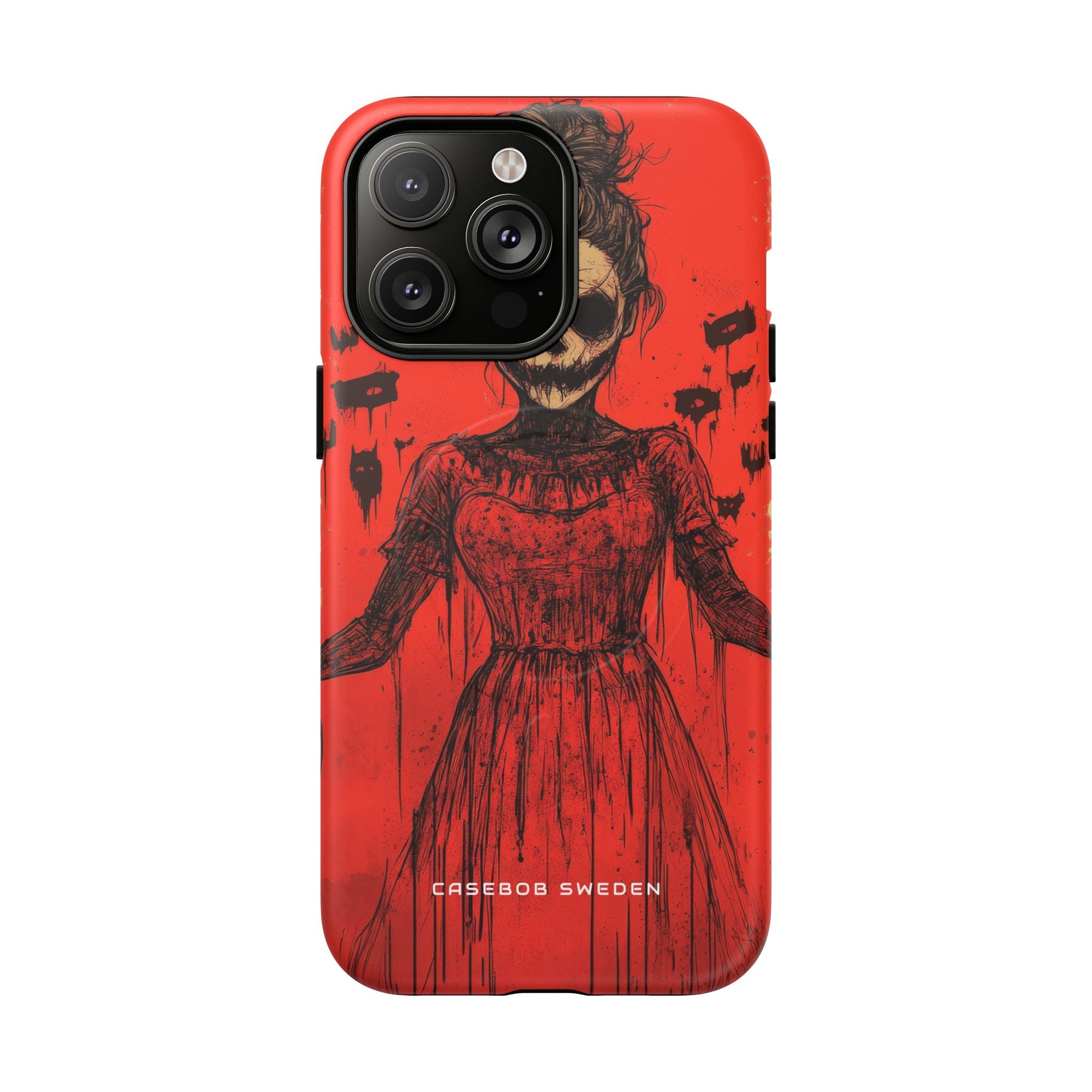 Haunting Scarlet Descent iPhone 14  Tough+ Phone Case