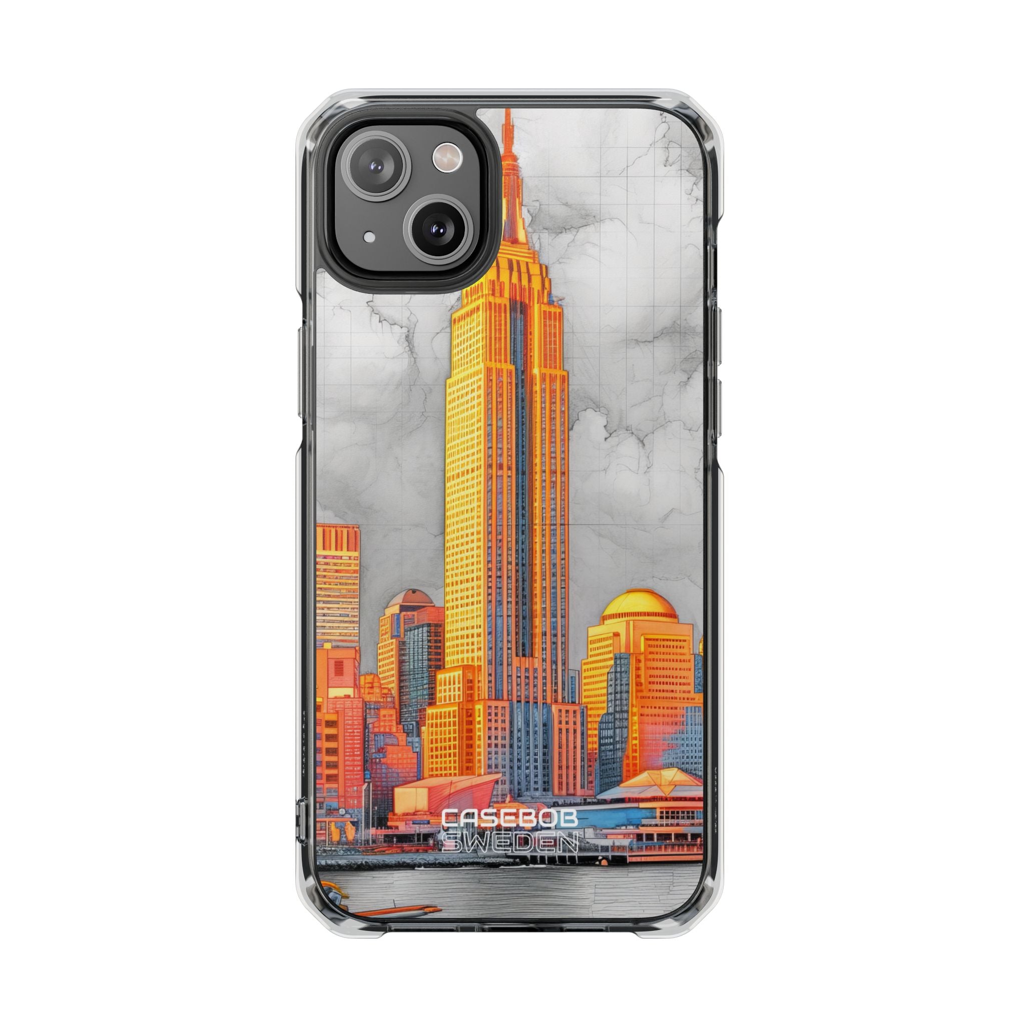 Vibrant City Skyline iPhone 14 - Impact Clear+