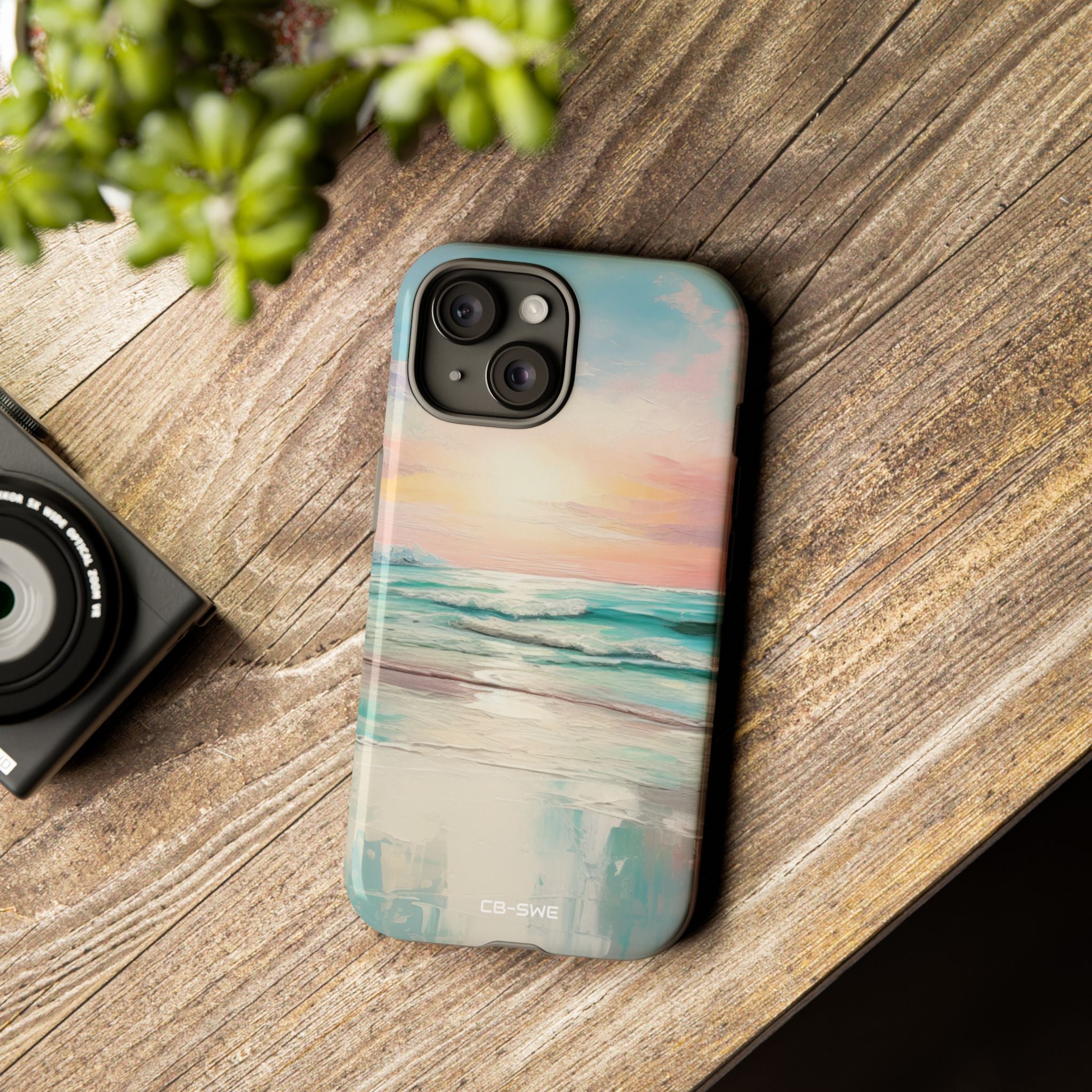 Waves Glistening Softly - iPhone Case