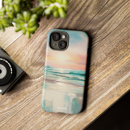 Waves Glistening Softly - iPhone Case