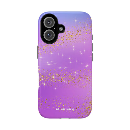 Golden Glide iPhone 16 Plus Case - Tough