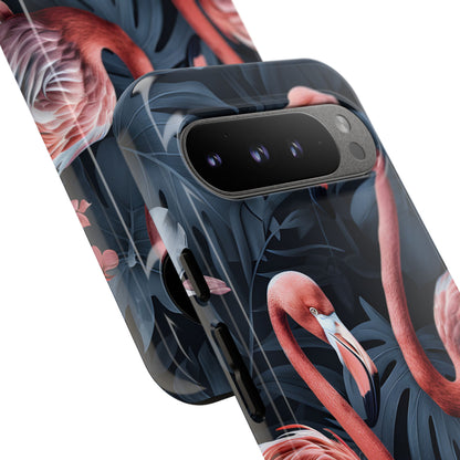 Flamingos Embrace Nature - Google Pixel Case