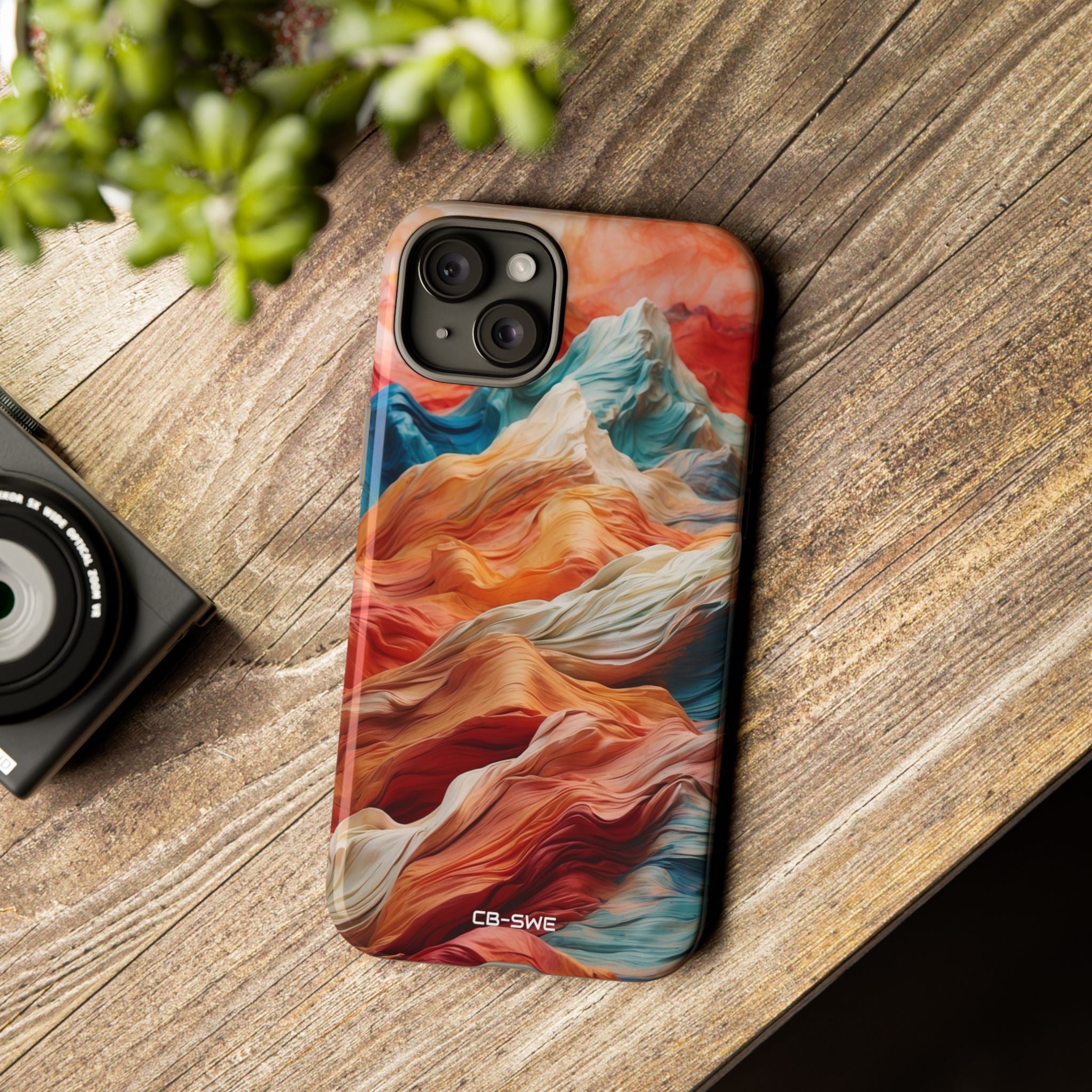 Mountain Waves Flow - iPhone Case