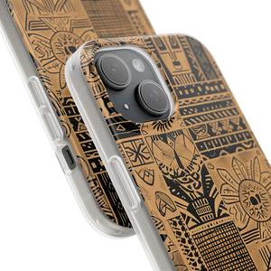 Ancient Ethnic Tapestry | Flexible Phone Case for iPhone