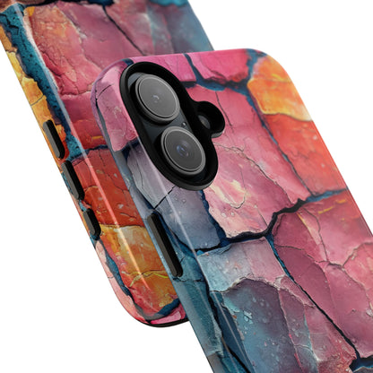 Cracked Earth Mosaic - Tough iPhone 16 Phone Case