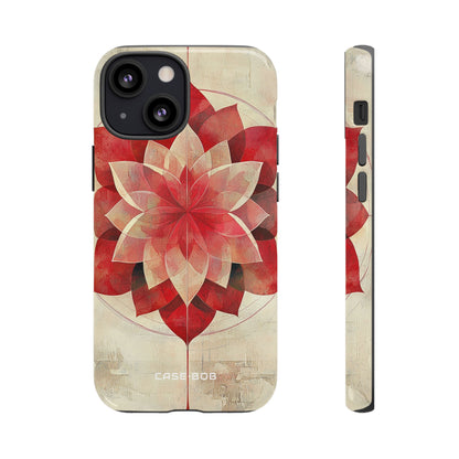 Crimson Bloom iPhone 13 Mini Case - Tough