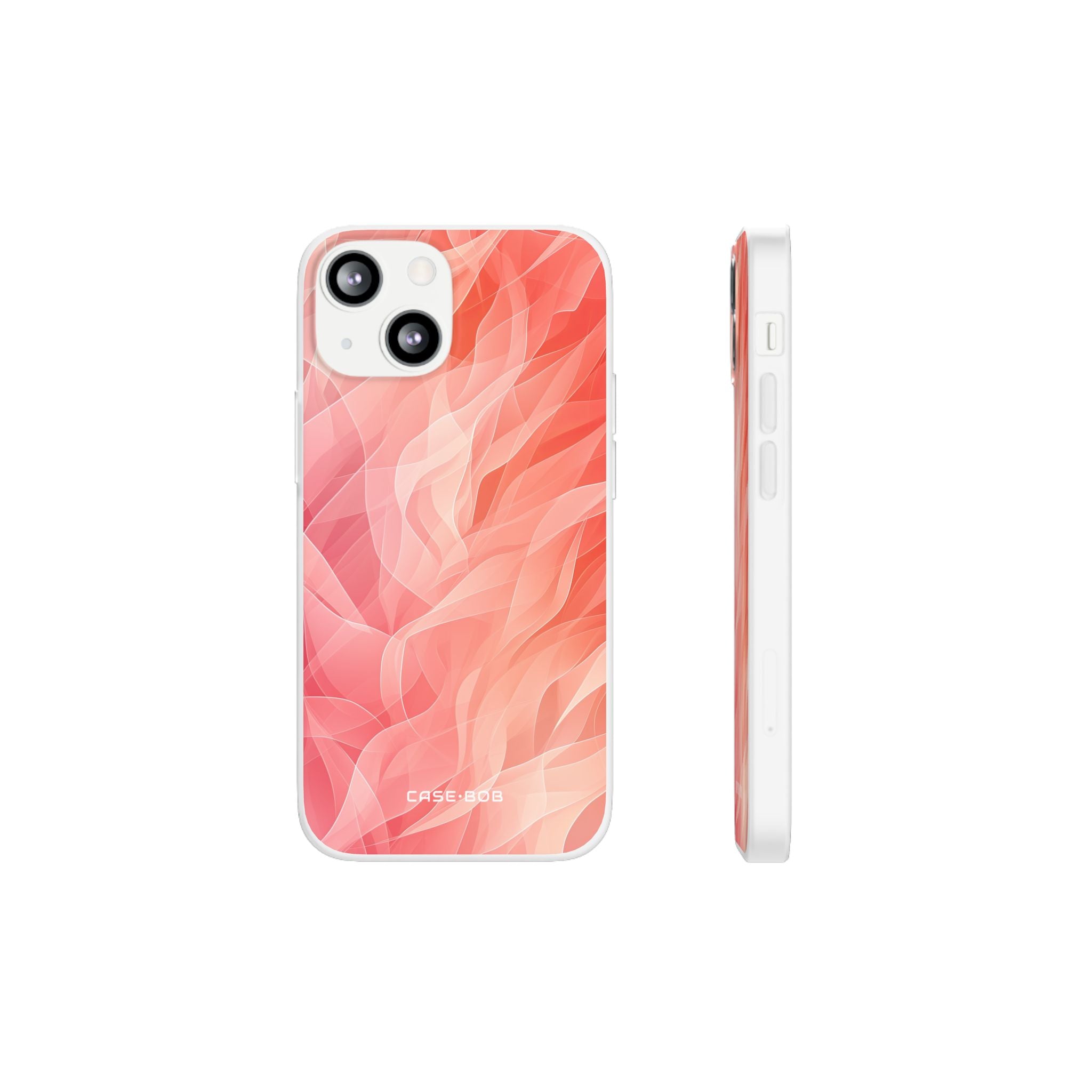 Peach Wave Drift iPhone 13 mini Case - Soft