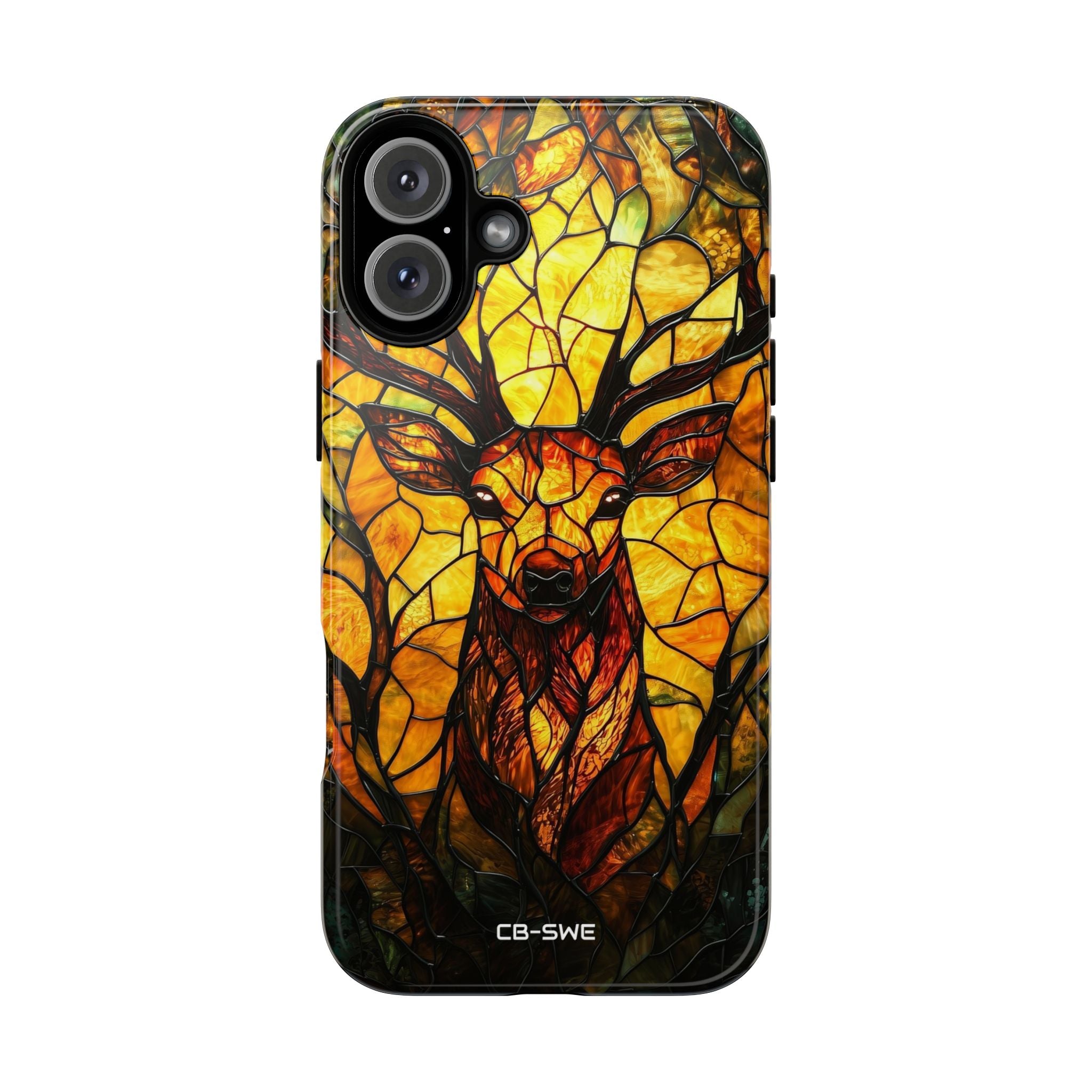 Glowing Stag Emerges - iPhone Case