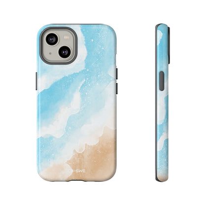 Serene Coastal Whispers - iPhone Case