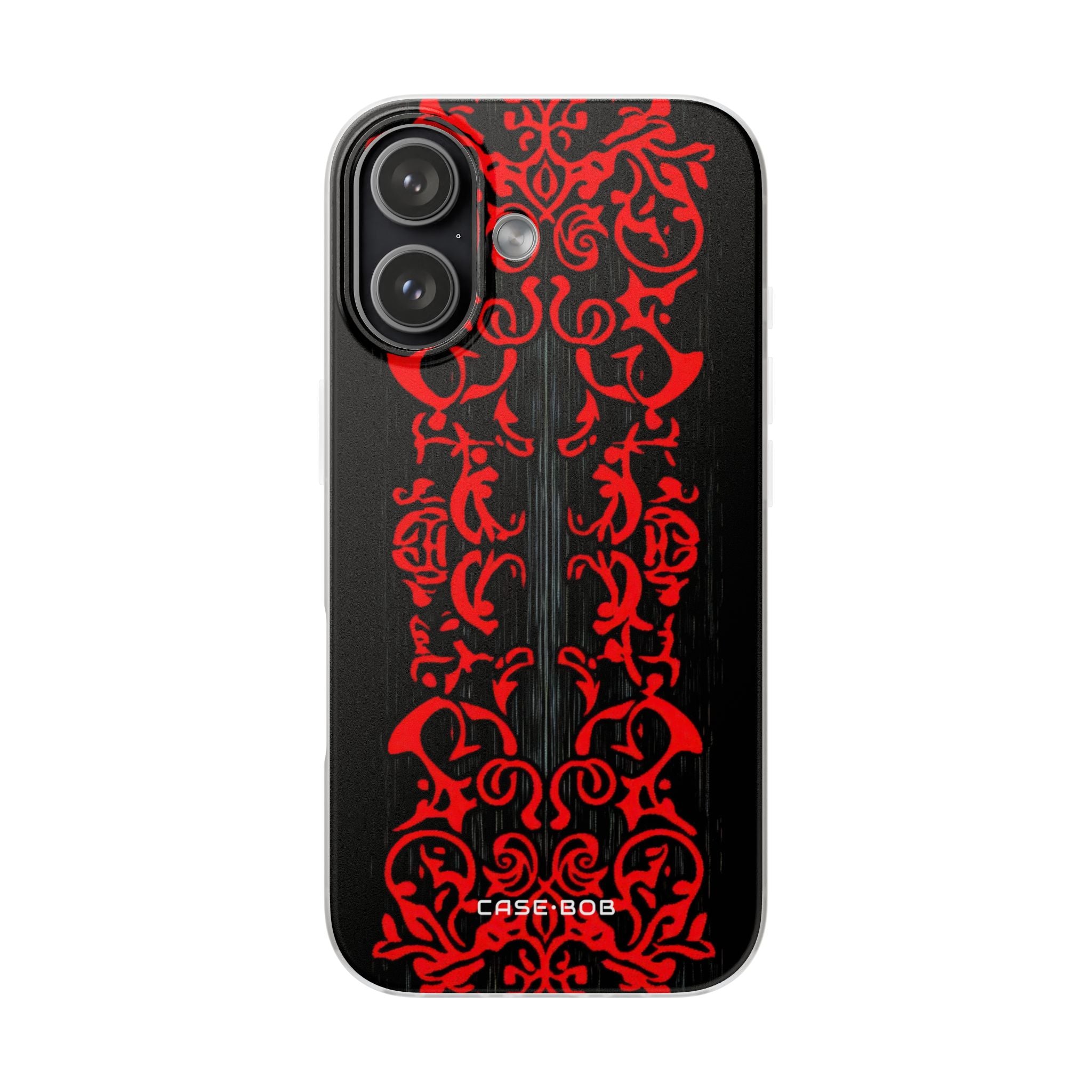 Crimson Spiral iPhone 17 Case - Soft