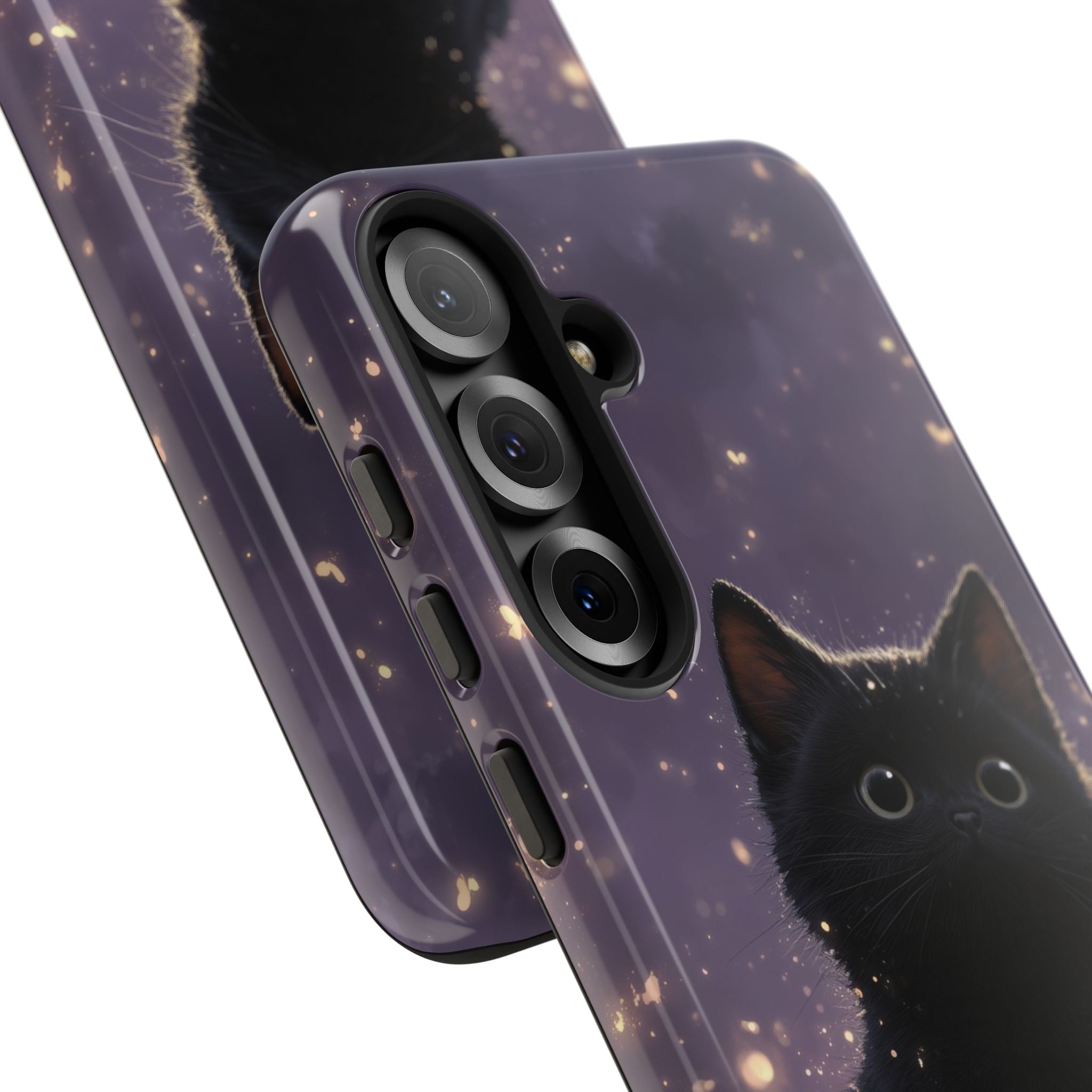 Whimsical Cat Soars - Samsung Case