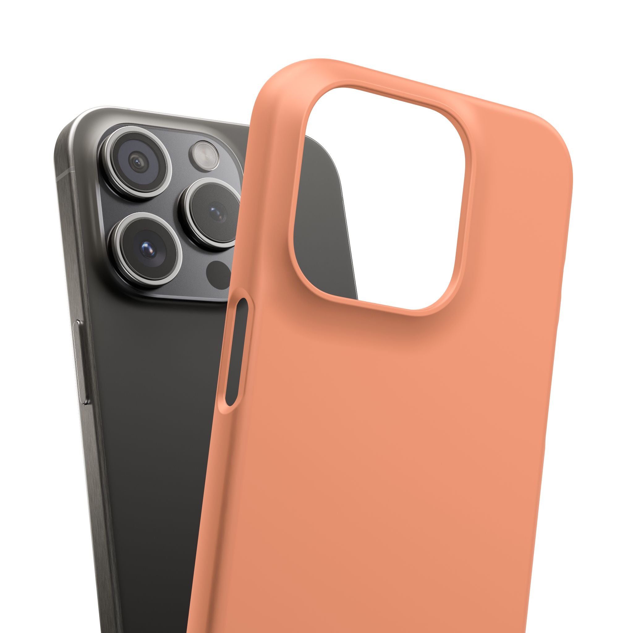 Light Salmon iPhone 15 - Slim Phone Case