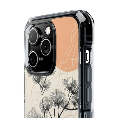 Spiky Tree Sunset iPhone 14 Pro Case - Impact