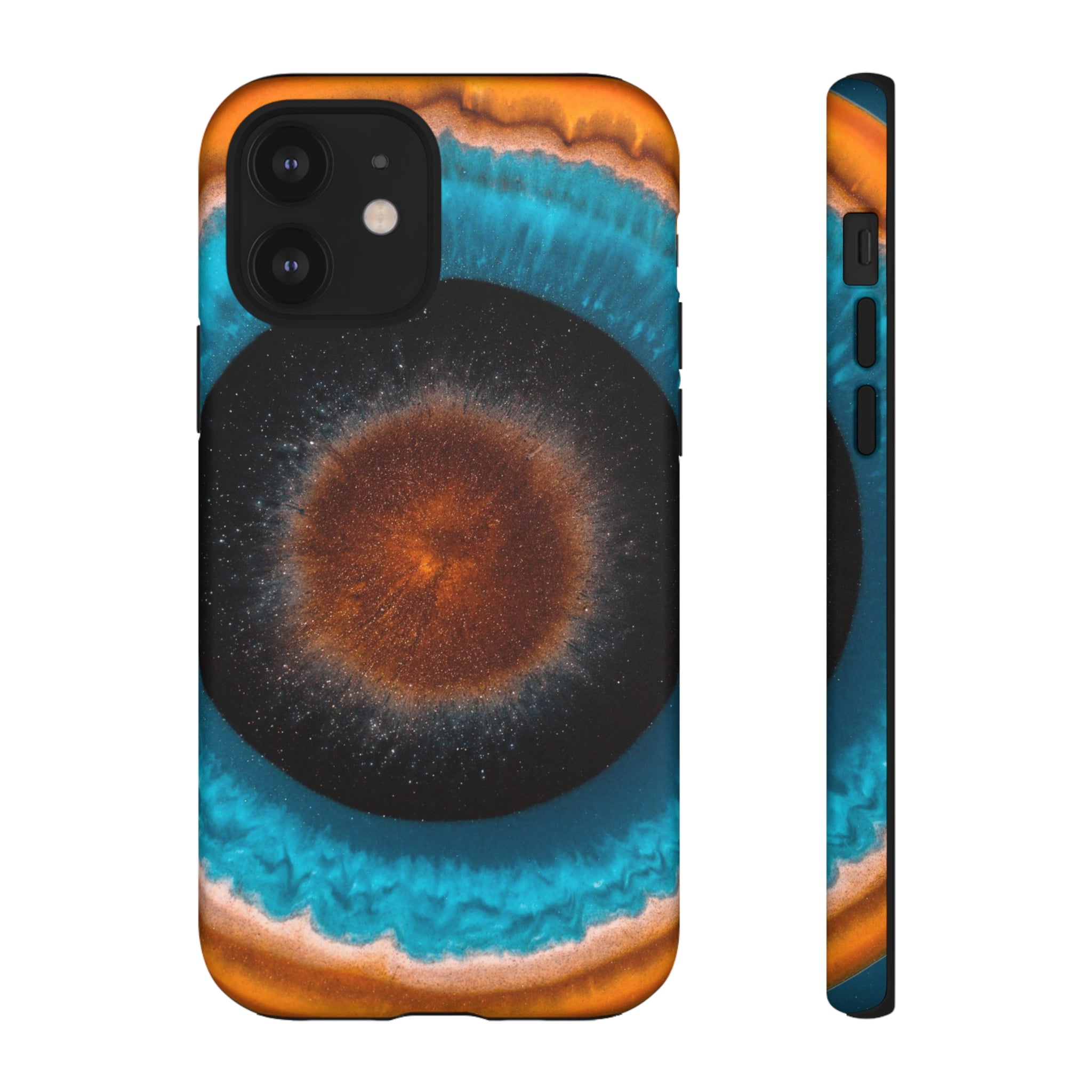 Center of Space Ink Art iPhone Case (Protective) iPhone 12 Matte Phone Case